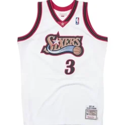 Authentic Jersey Philadelphia 76Ers 1997-98 Allen Iverson