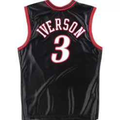 Authentic Jersey Philadelphia 76Ers Road Finals 2000-01 Allen Iverson