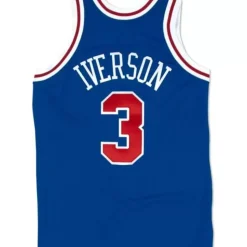 Authentic Jersey Philadelphia 76Ers Alternate 1996-97 Allen Iverson