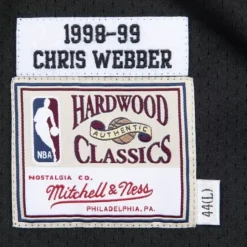 Authentic Jersey Sacramento Kings Road 1998-99 Chris Webber
