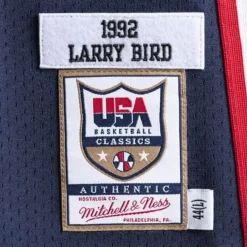 Authentic Jersey Team Usa 1992 Larry Bird