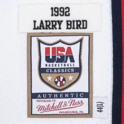 Authentic Jersey Team Usa 1992 Larry Bird