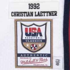 Authentic Jersey Team Usa 1992 Christian Laettner