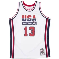 Authentic Jersey Team Usa 1992 Chris Mullin