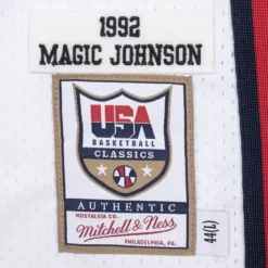 Authentic Jersey Team Usa 1992 Magic Johnson