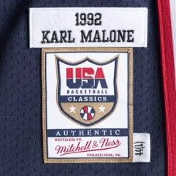 Authentic Jersey Team Usa 1992 Karl Malone