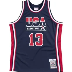 Authentic Jersey Team Usa 1992 Chris Mullin