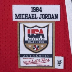 Authentic Jersey Team Usa 1984 Michael Jordan