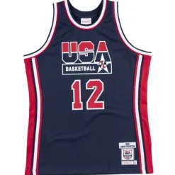 Authentic Jersey Team Usa 1992 John Stockton