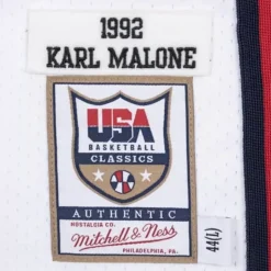 Authentic Jersey Team Usa 1992 Karl Malone