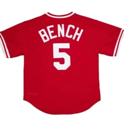 Authentic Johnny Bench Cincinnati Reds 1983 Pullover Jersey