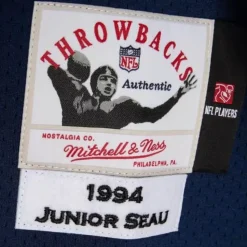 Authentic Junior Seau San Diego Chargers 1994 Jersey