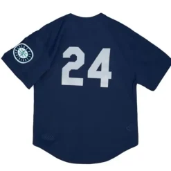 Authentic Ken Griffey Jr Seattle Mariners 1995 Pullover Jersey