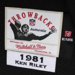 Authentic Ken Riley Cincinnati Bengals 1981 Jersey