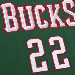 Authentic Khris Middleton Milwaukee Bucks Road 2013-14 Jersey