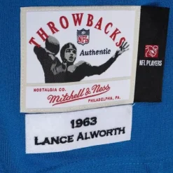 Authentic Lance Alworth San Diego Chargers 1963 Jersey