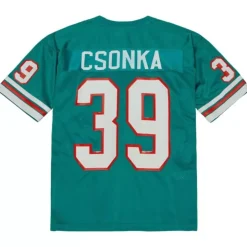 Authentic Larry Csonka Miami Dolphins Dark 1973 Jersey