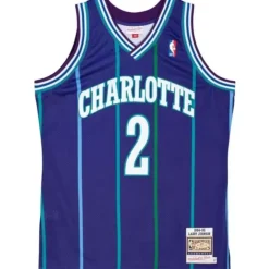 Authentic Larry Johnson Charlotte Hornets Alternate 1994-95 Jersey