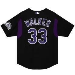 Authentic Larry Walker Colorado Rockies 2003 Bp Jersey