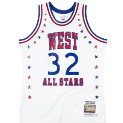 Authentic Magic Johnson All Star West 1983-84 Jersey
