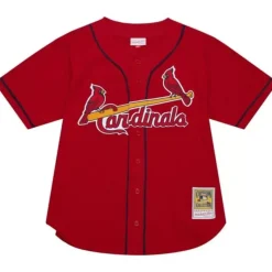Authentic Mark Mcgwire St. Louis Cardinals 1998 Bp Jersey