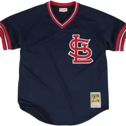 Authentic Mesh Bp Jersey St. Louis Cardinals 1994 Ozzie Smith