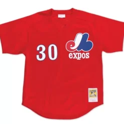 Authentic Mesh Bp Jersey Montreal Expos 1989 Tim Raines