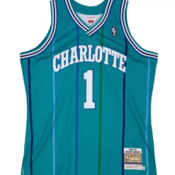 Authentic Muggsy Bogues Charlotte Hornets Road 1992-93 Jersey