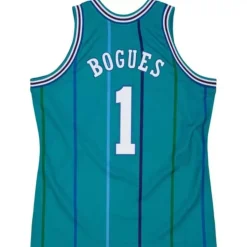 Authentic Muggsy Bogues Charlotte Hornets Road 1992-93 Jersey