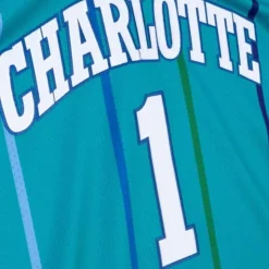 Authentic Muggsy Bogues Charlotte Hornets Road 1992-93 Jersey