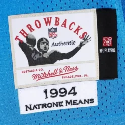 Authentic Natrone Means San Diego Chargers 1994 Jersey