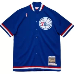 Authentic Philadelphia 76Ers 1987-88 Shooting Shirt