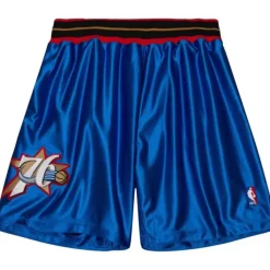 Authentic Philadelphia 76Ers 2001-02 Shorts