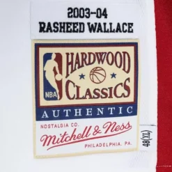 Authentic Rasheed Wallace Detroit Pistons 2003-04 Jersey