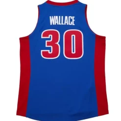 Authentic Rasheed Wallace Detroit Pistons Dark Finals 2004 Jersey