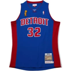 Authentic Richard Hamilton Detroit Pistons Dark Finals 2004 Jersey