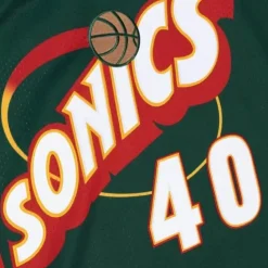 Authentic Shawn Kemp Seattle Supersonics 1995-96 Jersey