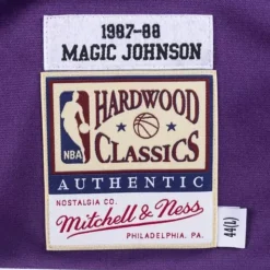 Authentic Shooting Shirt Los Angeles Lakers 1987-88 Magic Johnson