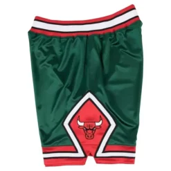 Authentic Shorts Chicago Bulls Green Week 2008-09