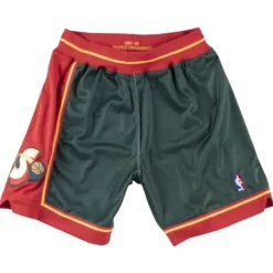 Authentic Shorts Seattle Supersonics Road 1995-96