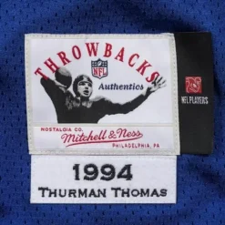 Authentic Thurman Thomas Buffalo Bills 1994 Jersey