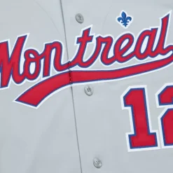 Authentic Tom Brady Montreal Expos Road 1995 Jersey