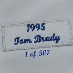 Authentic Tom Brady Montreal Expos Road 1995 Jersey
