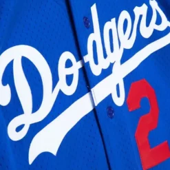 Authentic Tommy Lasorda Los Angeles Dodgers 1995 Button Front Jersey