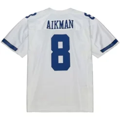 Authentic Troy Aikman Dallas Cowboys White 2000 Jersey