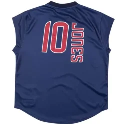 Authentic Turn Ahead The Clock Jersey Atlanta Braves 1999 Chipper Jones