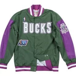 Authentic Warm Up Jacket Milwaukee Bucks 1996-97