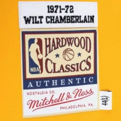 Authentic Wilt Chamberlain Los Angeles Lakers 1971-72 Jersey