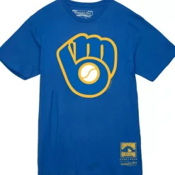 Basic Logo 2 Tee Milwaukee Brewers