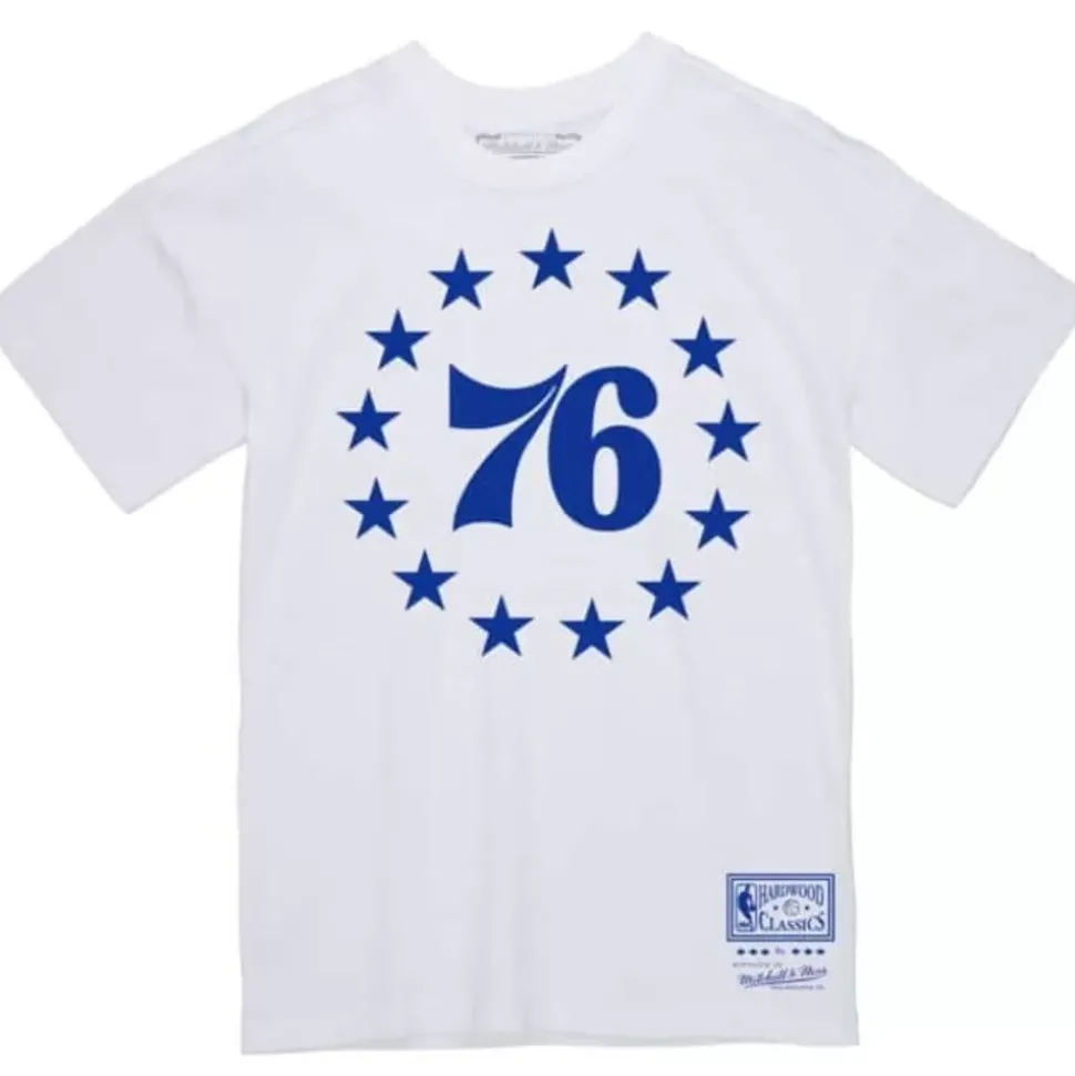 Basic Logo 3 Tee Philadelphia 76Ers